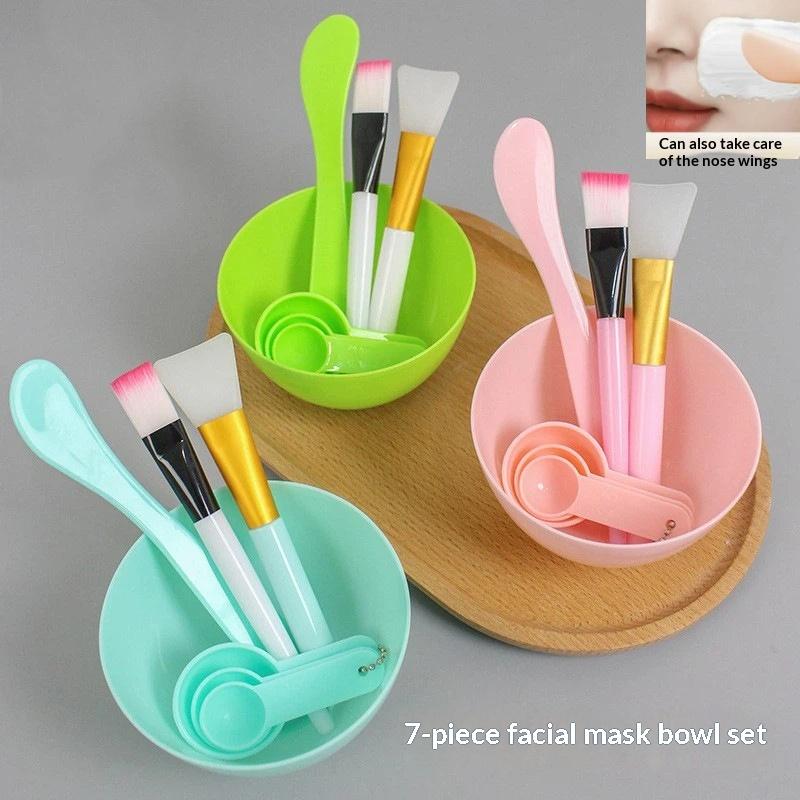 Mixing Cup Silicone - 【مجموعة أدوات خلط قناع الوجه المكونة