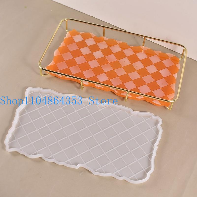Serving Tray Mold - 652F الشطرنج صينية الايبوكسي الراتنج الصب