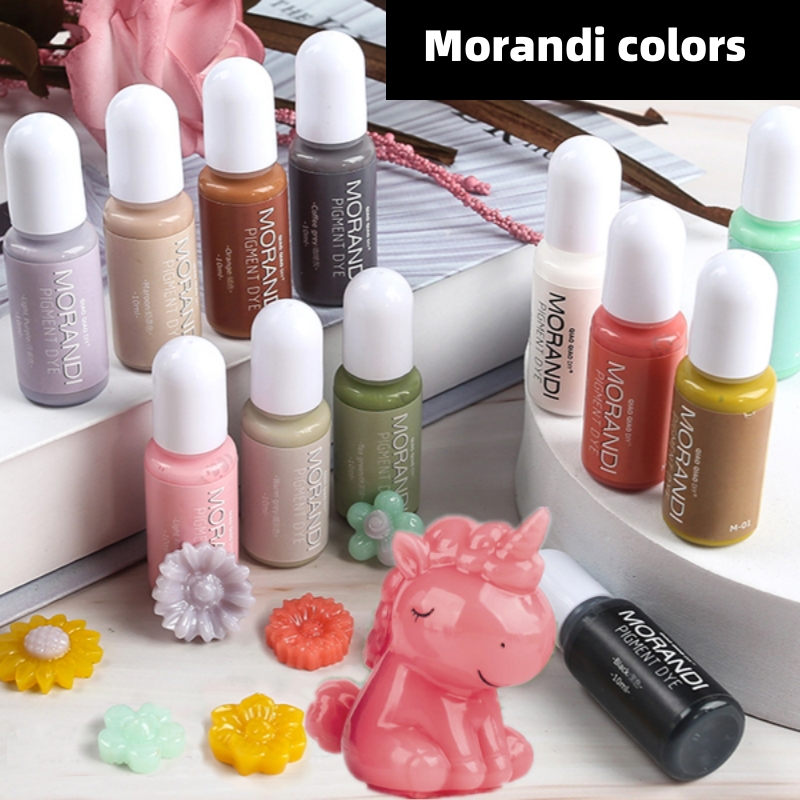 Resin Dye Alcohol - 24 ألوان Morandi صبغة ألوان غير