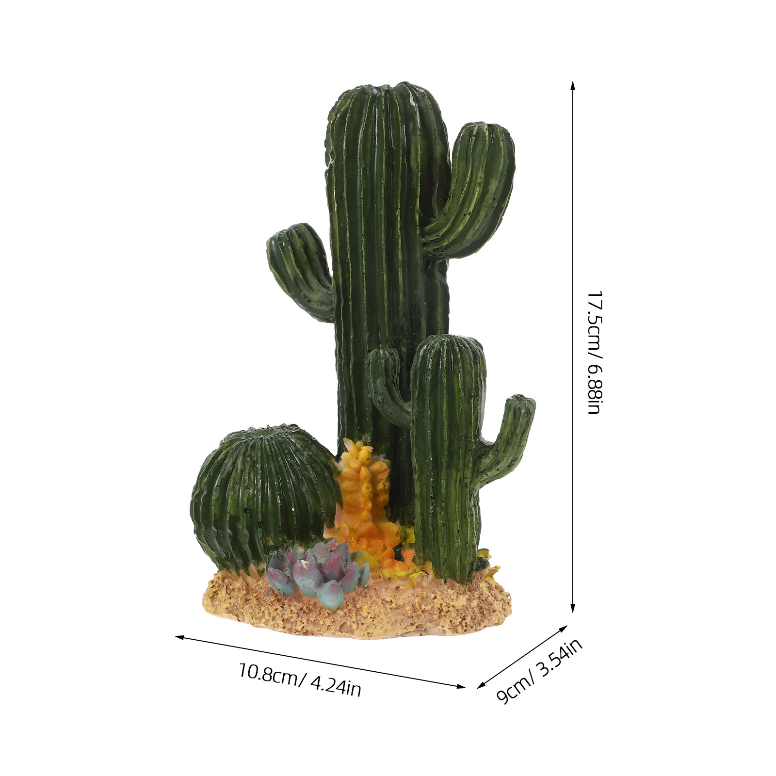 نبات صبار صناعي كبير، ديكور صح - مراجعة Terrarium Moss Art وسعره
