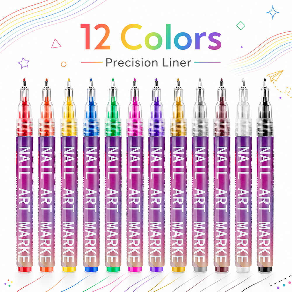 12 قطعة أقلام تحديد بخط رفيع 0 - مراجعة Copic Marker Sketch وسعره