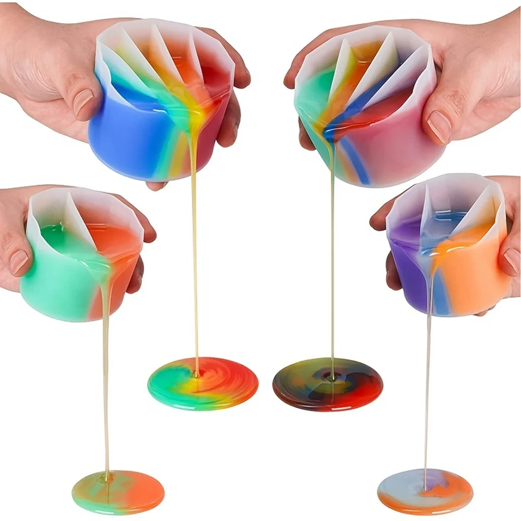 كوب سبليت لخلط الألوان لصب الط - مراجعة Mixing Cup Silicone وسعره